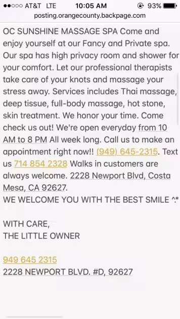 Massage Kim in Costa Mesa, CA