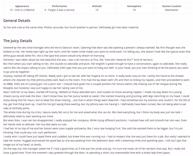 Escort Sakura Ava in New York City - Manhattan, NY