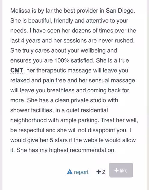 Massage Melissa Karín / Karin in San Diego, CA